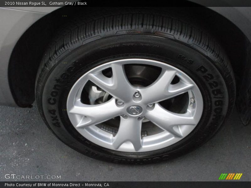 Gotham Gray / Black 2010 Nissan Rogue SL