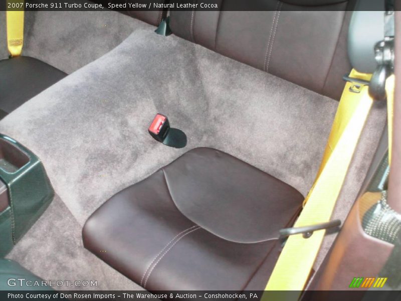 Speed Yellow / Natural Leather Cocoa 2007 Porsche 911 Turbo Coupe