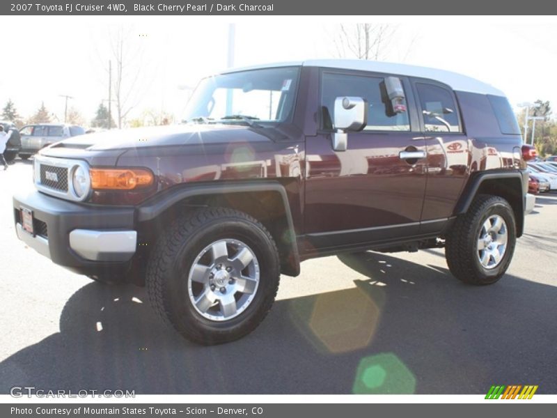 Black Cherry Pearl / Dark Charcoal 2007 Toyota FJ Cruiser 4WD