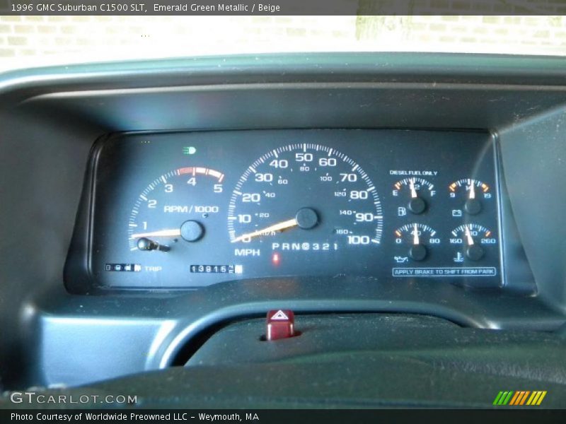  1996 Suburban C1500 SLT C1500 SLT Gauges