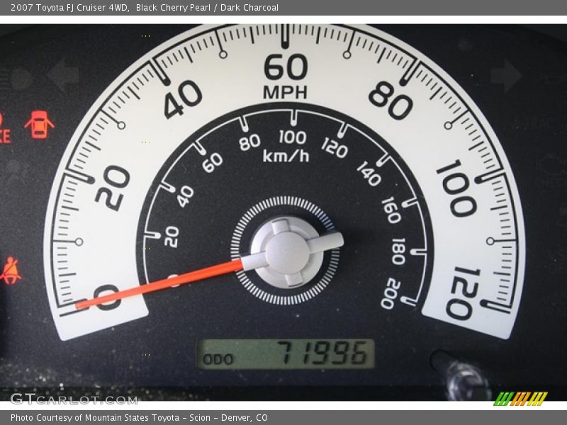 Black Cherry Pearl / Dark Charcoal 2007 Toyota FJ Cruiser 4WD