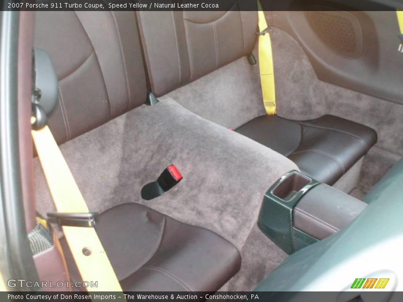 Speed Yellow / Natural Leather Cocoa 2007 Porsche 911 Turbo Coupe