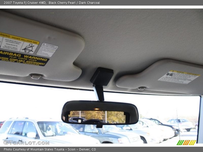 Black Cherry Pearl / Dark Charcoal 2007 Toyota FJ Cruiser 4WD