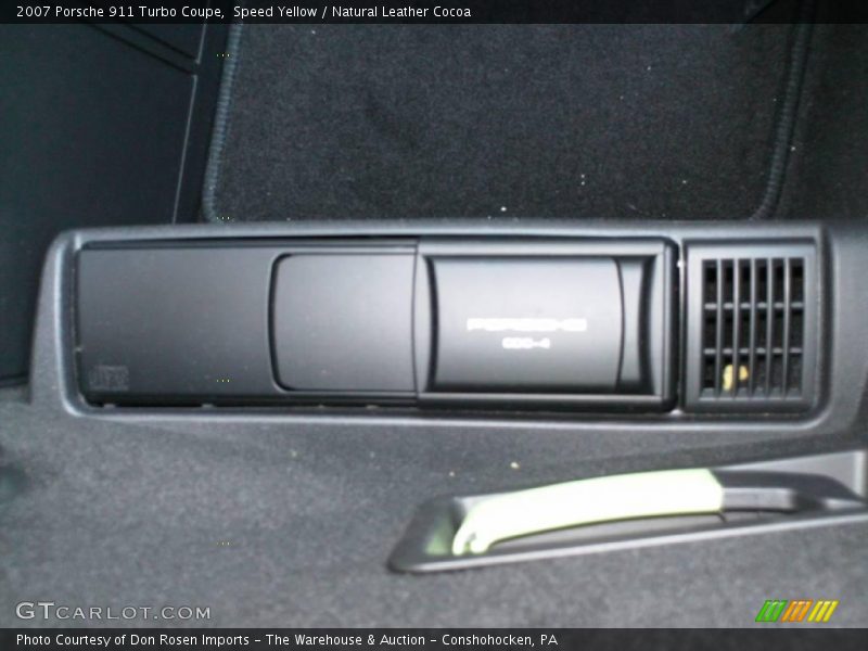 Speed Yellow / Natural Leather Cocoa 2007 Porsche 911 Turbo Coupe