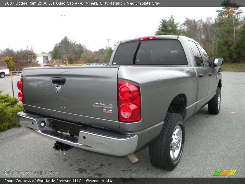 2007 Ram 2500 SLT Quad Cab 4x4 Mineral Gray Metallic