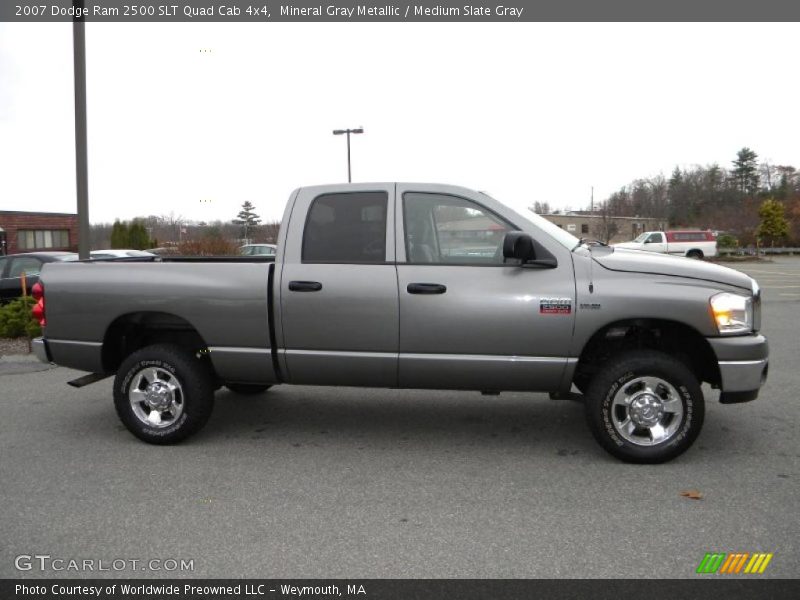 Mineral Gray Metallic / Medium Slate Gray 2007 Dodge Ram 2500 SLT Quad Cab 4x4