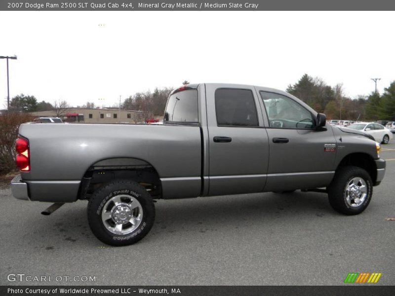 Mineral Gray Metallic / Medium Slate Gray 2007 Dodge Ram 2500 SLT Quad Cab 4x4