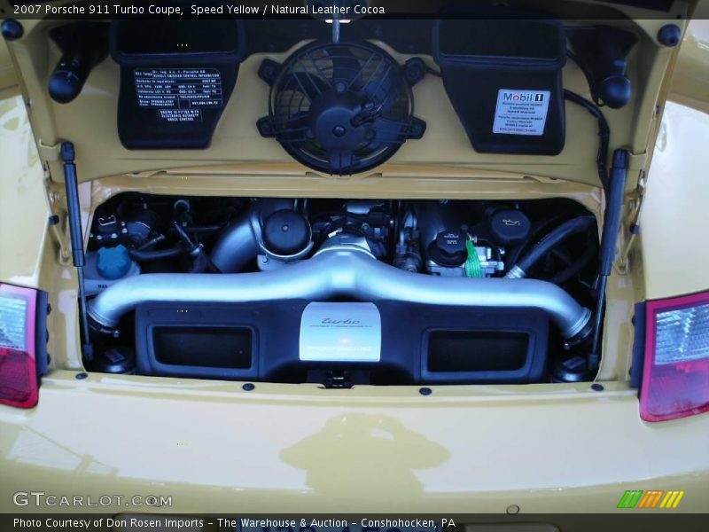 Speed Yellow / Natural Leather Cocoa 2007 Porsche 911 Turbo Coupe