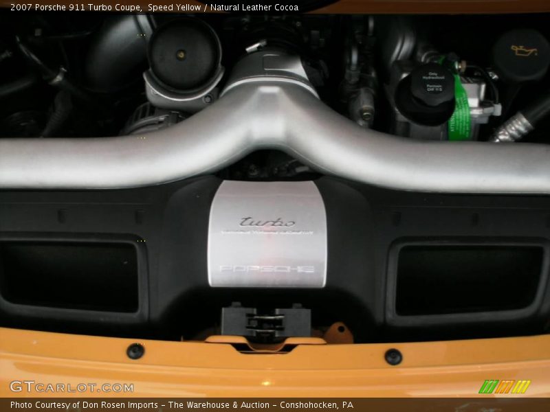 Speed Yellow / Natural Leather Cocoa 2007 Porsche 911 Turbo Coupe