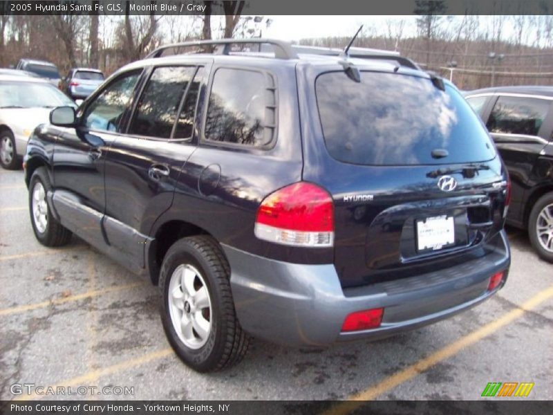Moonlit Blue / Gray 2005 Hyundai Santa Fe GLS