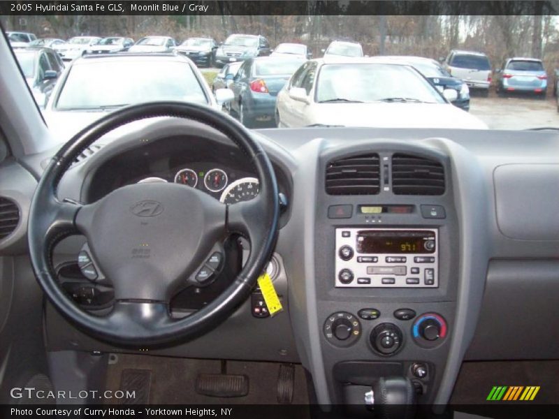 Moonlit Blue / Gray 2005 Hyundai Santa Fe GLS