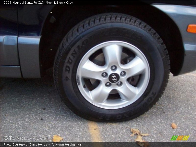 Moonlit Blue / Gray 2005 Hyundai Santa Fe GLS