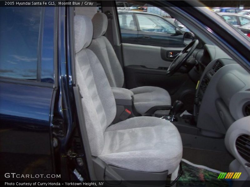 Moonlit Blue / Gray 2005 Hyundai Santa Fe GLS