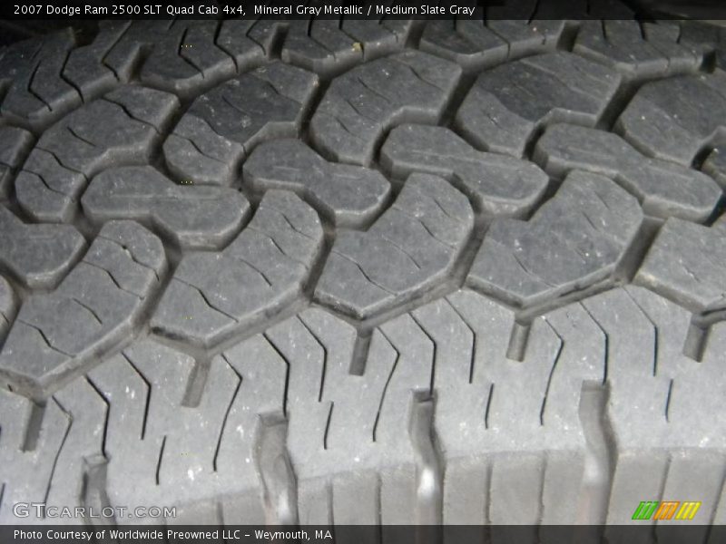 Mineral Gray Metallic / Medium Slate Gray 2007 Dodge Ram 2500 SLT Quad Cab 4x4