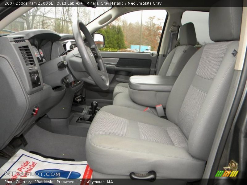  2007 Ram 2500 SLT Quad Cab 4x4 Medium Slate Gray Interior