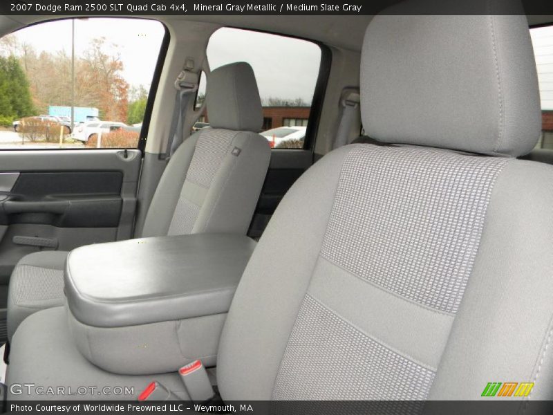 Mineral Gray Metallic / Medium Slate Gray 2007 Dodge Ram 2500 SLT Quad Cab 4x4