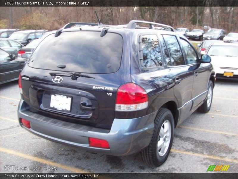 Moonlit Blue / Gray 2005 Hyundai Santa Fe GLS
