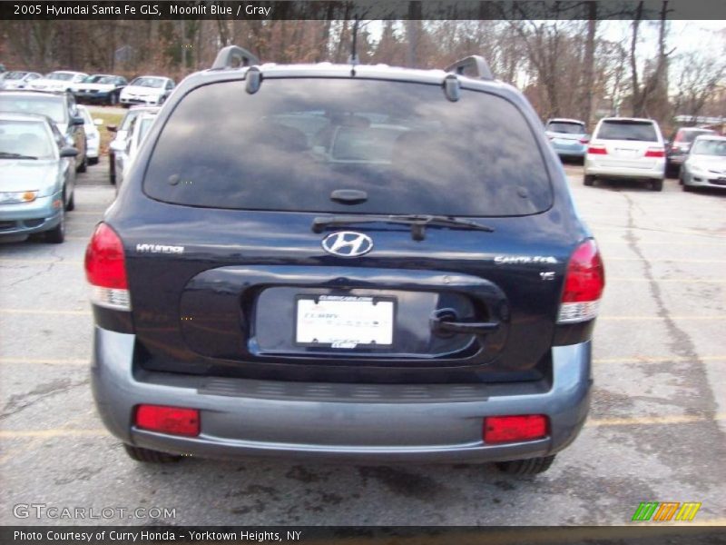 Moonlit Blue / Gray 2005 Hyundai Santa Fe GLS