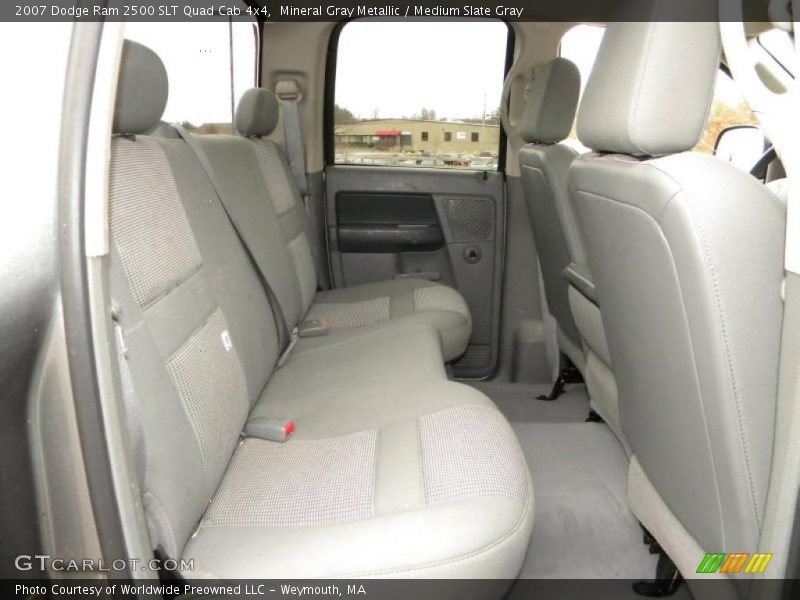 Mineral Gray Metallic / Medium Slate Gray 2007 Dodge Ram 2500 SLT Quad Cab 4x4
