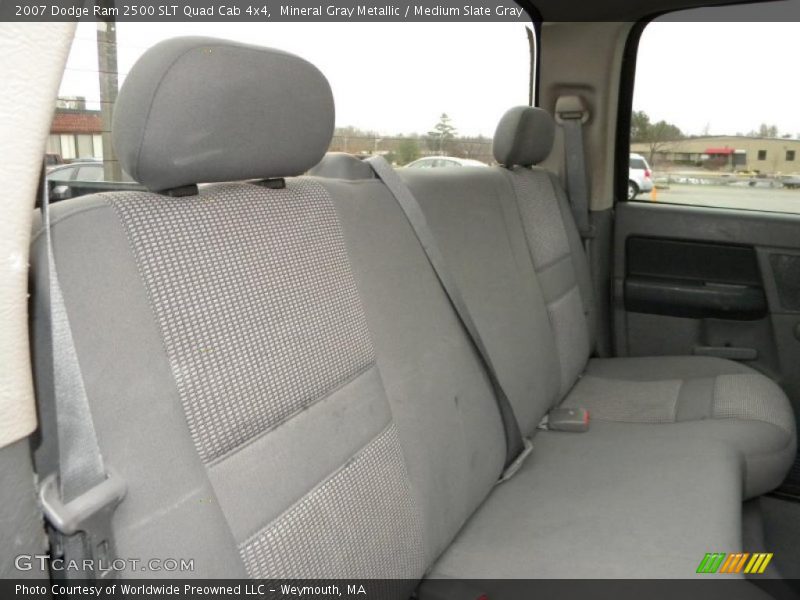 Mineral Gray Metallic / Medium Slate Gray 2007 Dodge Ram 2500 SLT Quad Cab 4x4