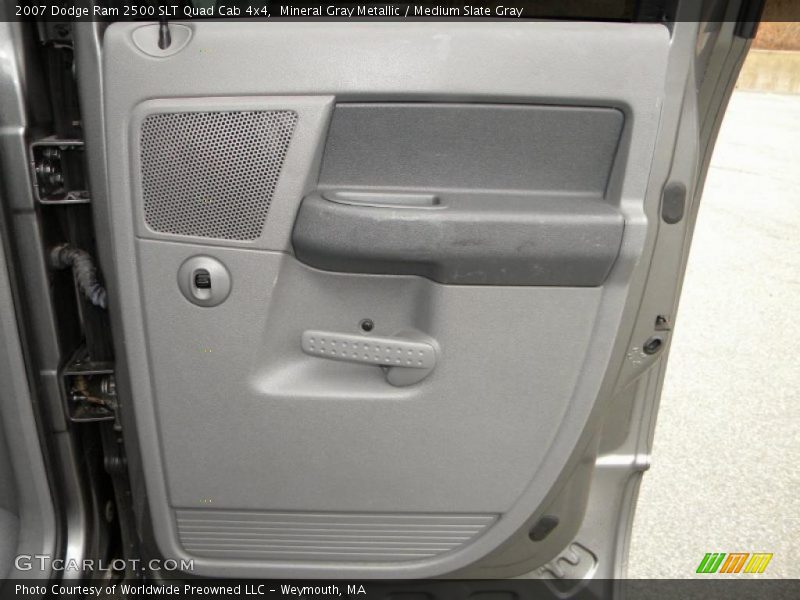 Mineral Gray Metallic / Medium Slate Gray 2007 Dodge Ram 2500 SLT Quad Cab 4x4