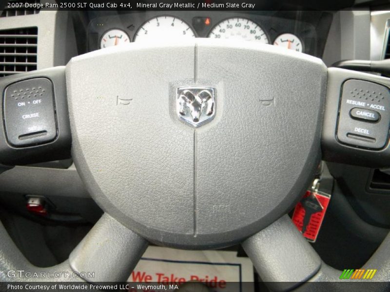 Mineral Gray Metallic / Medium Slate Gray 2007 Dodge Ram 2500 SLT Quad Cab 4x4