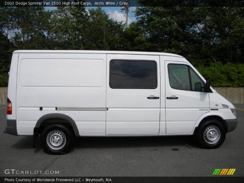 Arctic White / Gray 2003 Dodge Sprinter Van 2500 High Roof Cargo