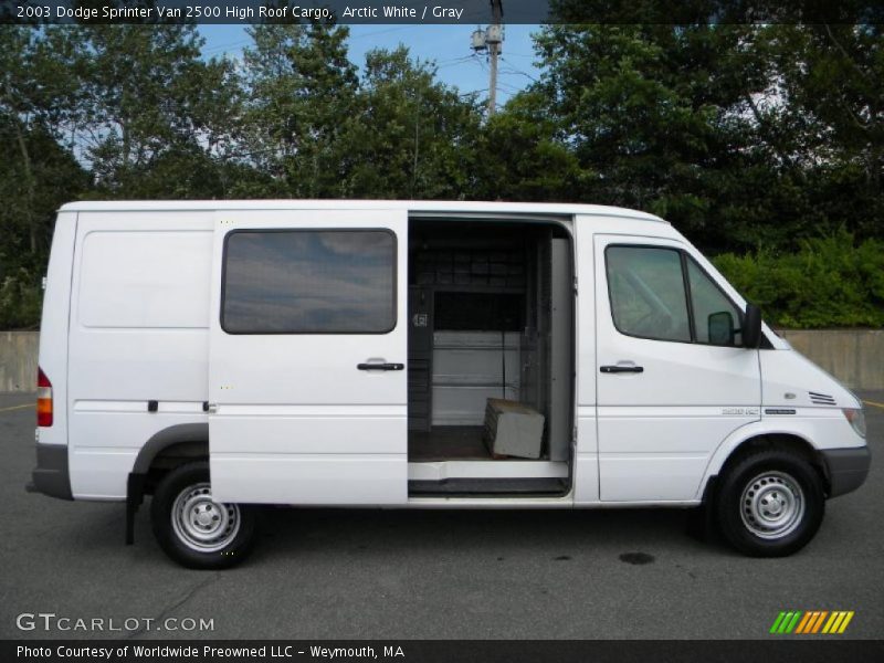 Arctic White / Gray 2003 Dodge Sprinter Van 2500 High Roof Cargo