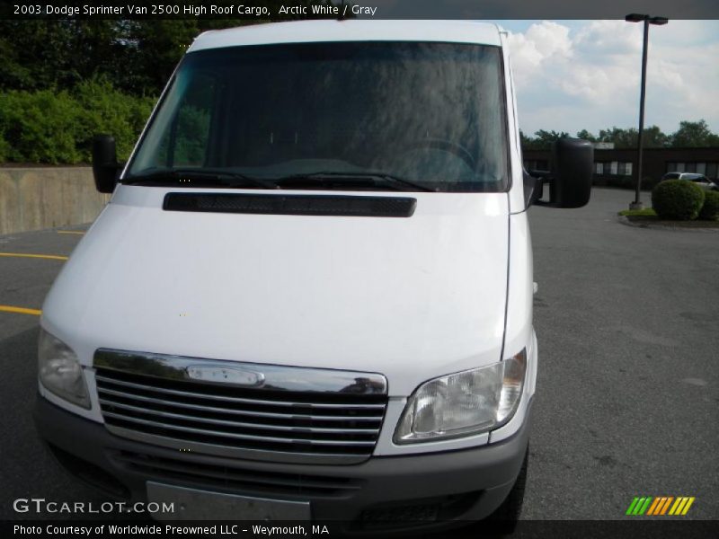 Arctic White / Gray 2003 Dodge Sprinter Van 2500 High Roof Cargo