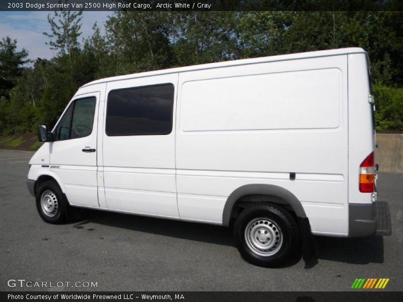 Arctic White / Gray 2003 Dodge Sprinter Van 2500 High Roof Cargo
