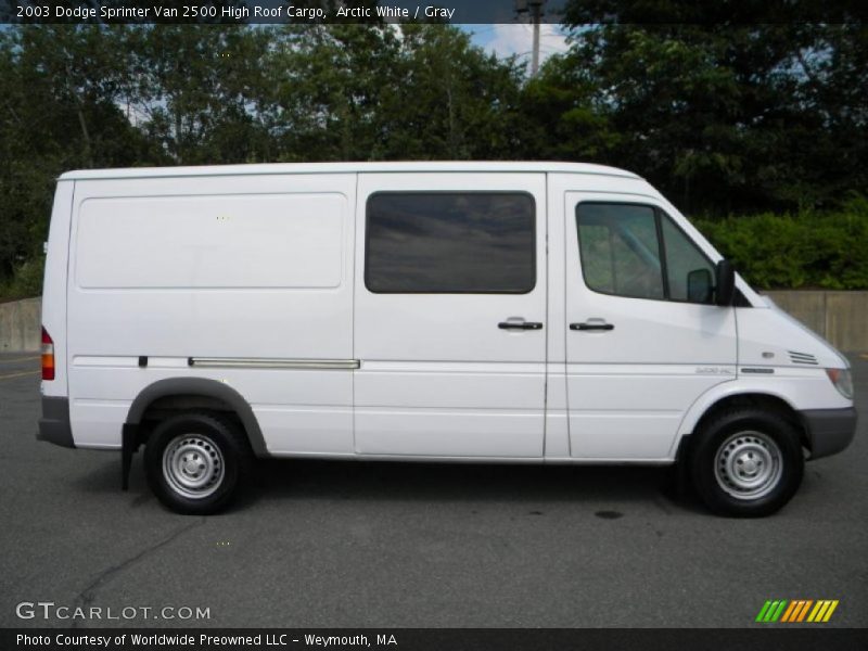 Arctic White / Gray 2003 Dodge Sprinter Van 2500 High Roof Cargo