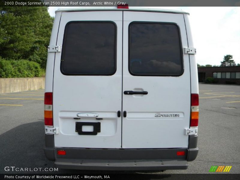 Arctic White / Gray 2003 Dodge Sprinter Van 2500 High Roof Cargo
