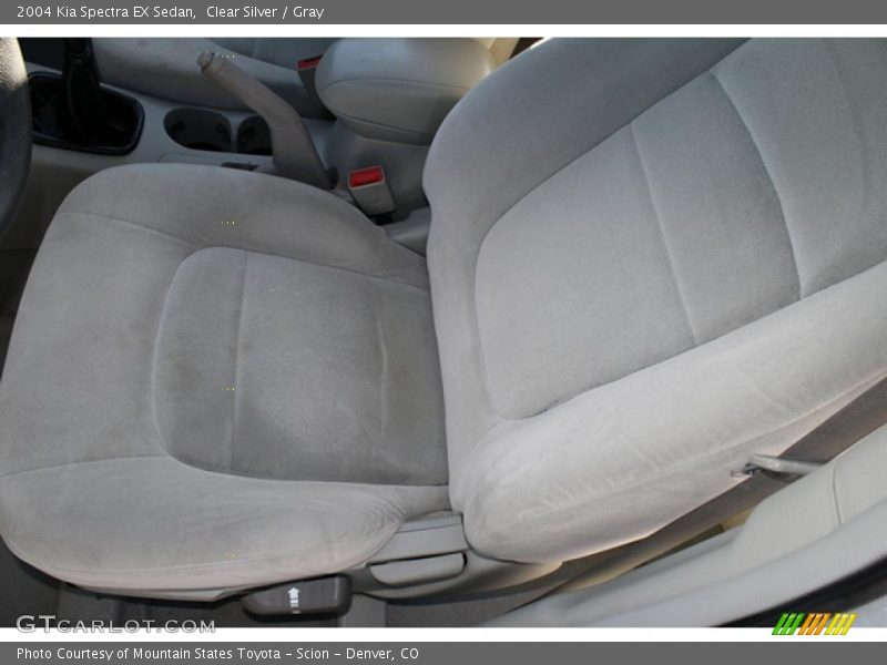 Clear Silver / Gray 2004 Kia Spectra EX Sedan