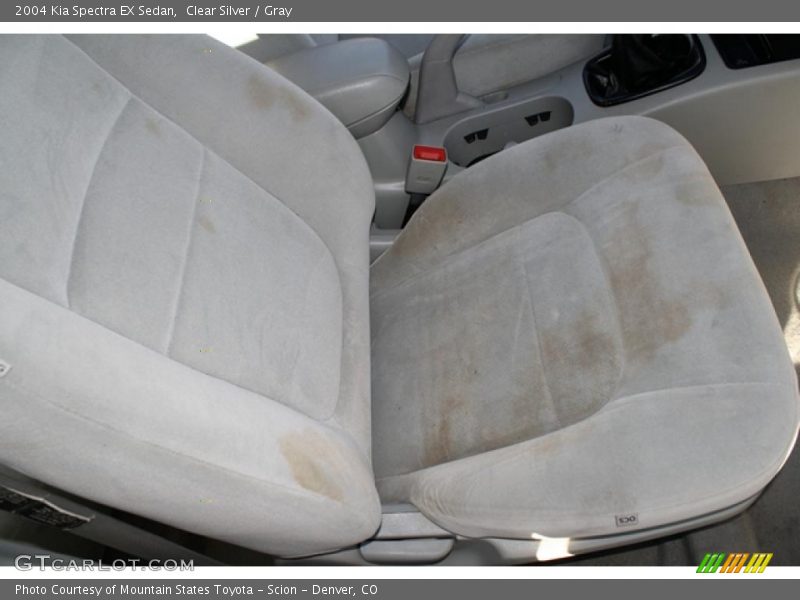 Clear Silver / Gray 2004 Kia Spectra EX Sedan