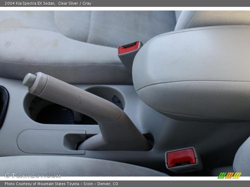 Clear Silver / Gray 2004 Kia Spectra EX Sedan