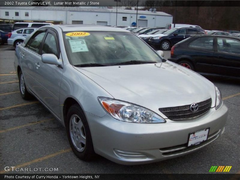 Lunar Mist Metallic / Stone 2002 Toyota Camry LE V6
