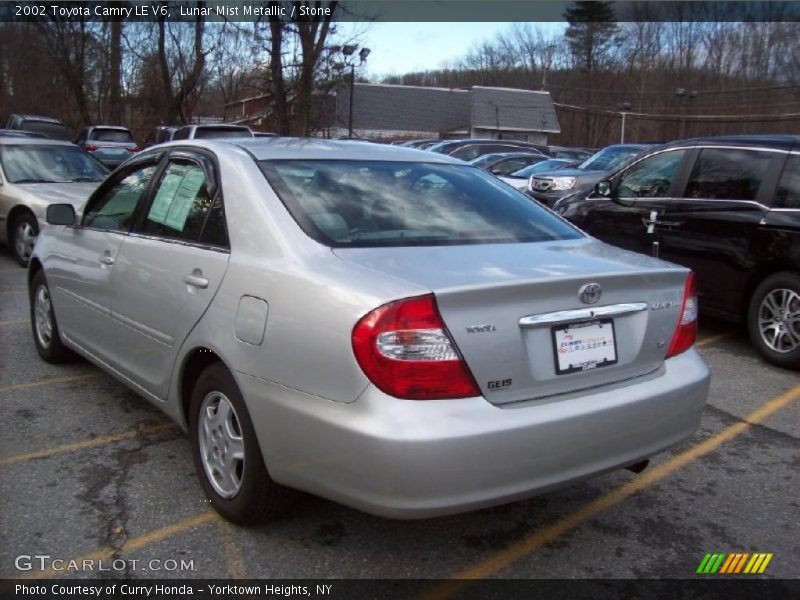 Lunar Mist Metallic / Stone 2002 Toyota Camry LE V6