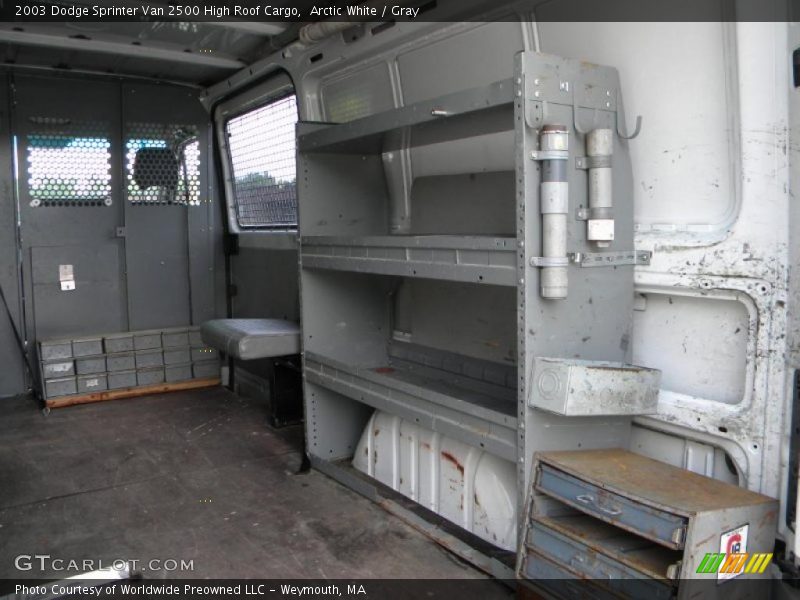 Arctic White / Gray 2003 Dodge Sprinter Van 2500 High Roof Cargo