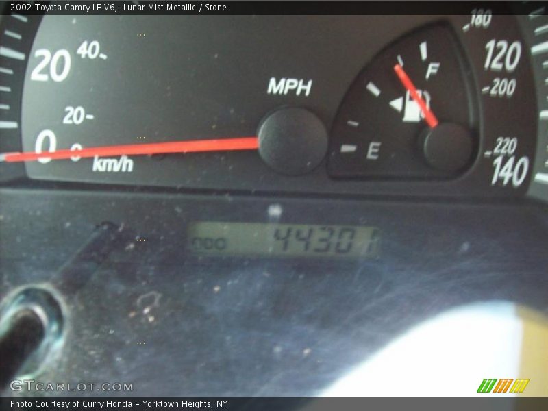 Lunar Mist Metallic / Stone 2002 Toyota Camry LE V6