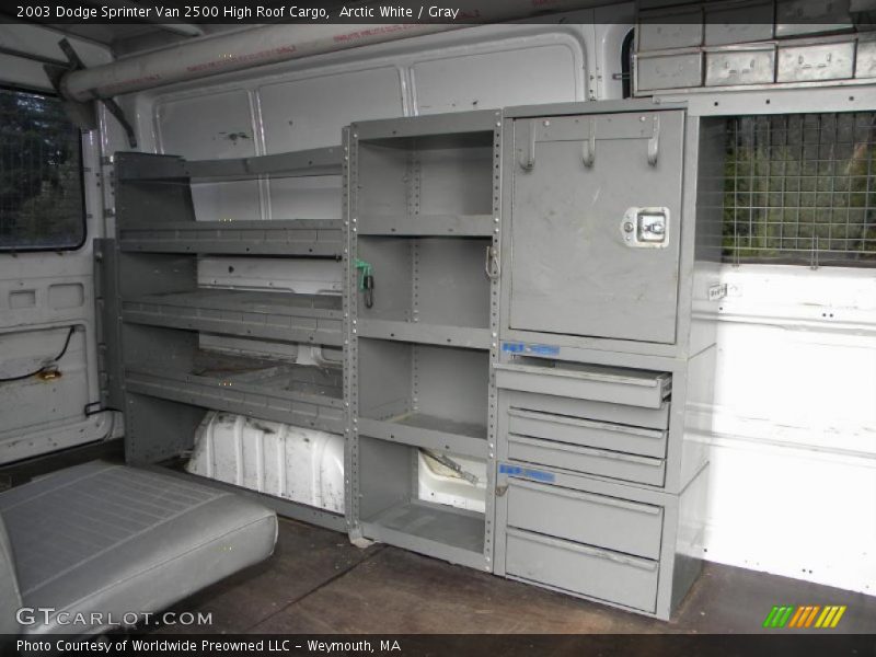 Arctic White / Gray 2003 Dodge Sprinter Van 2500 High Roof Cargo