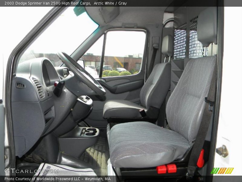Arctic White / Gray 2003 Dodge Sprinter Van 2500 High Roof Cargo