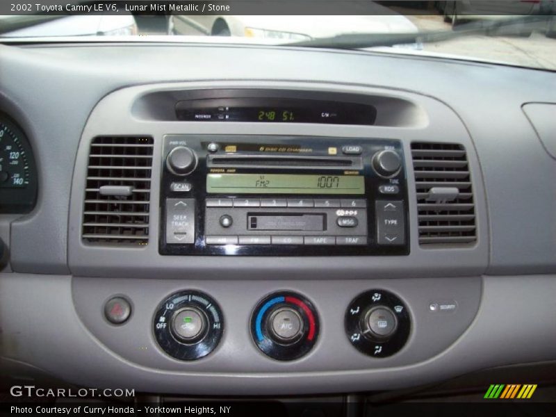 Controls of 2002 Camry LE V6