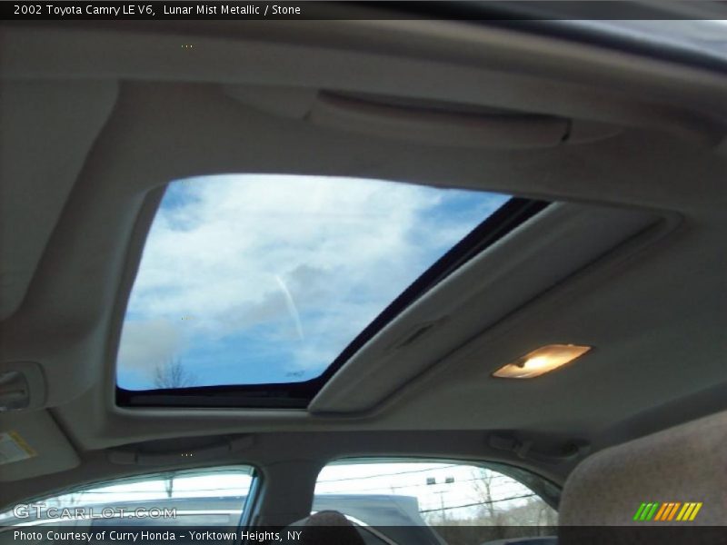 Lunar Mist Metallic / Stone 2002 Toyota Camry LE V6