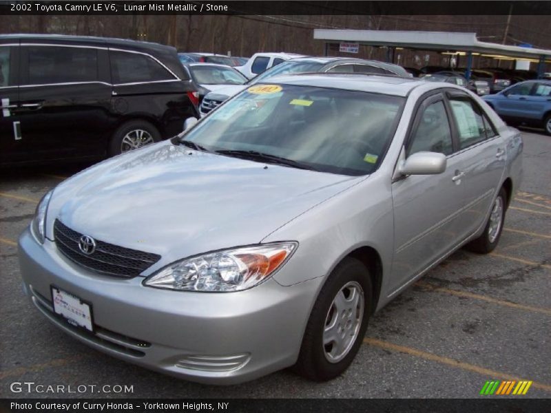 Lunar Mist Metallic / Stone 2002 Toyota Camry LE V6