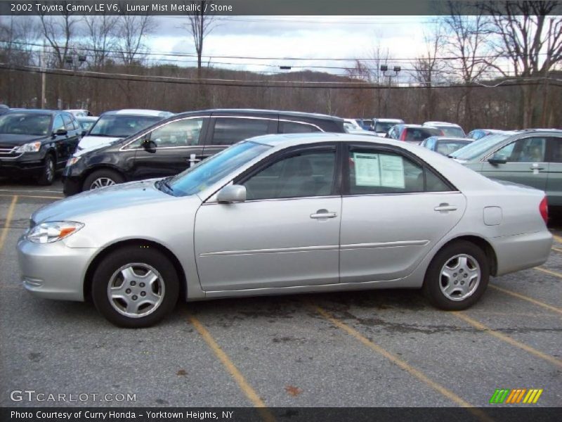 Lunar Mist Metallic / Stone 2002 Toyota Camry LE V6