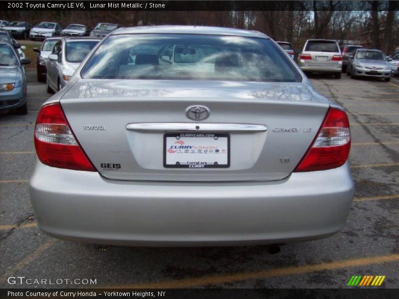 Lunar Mist Metallic / Stone 2002 Toyota Camry LE V6