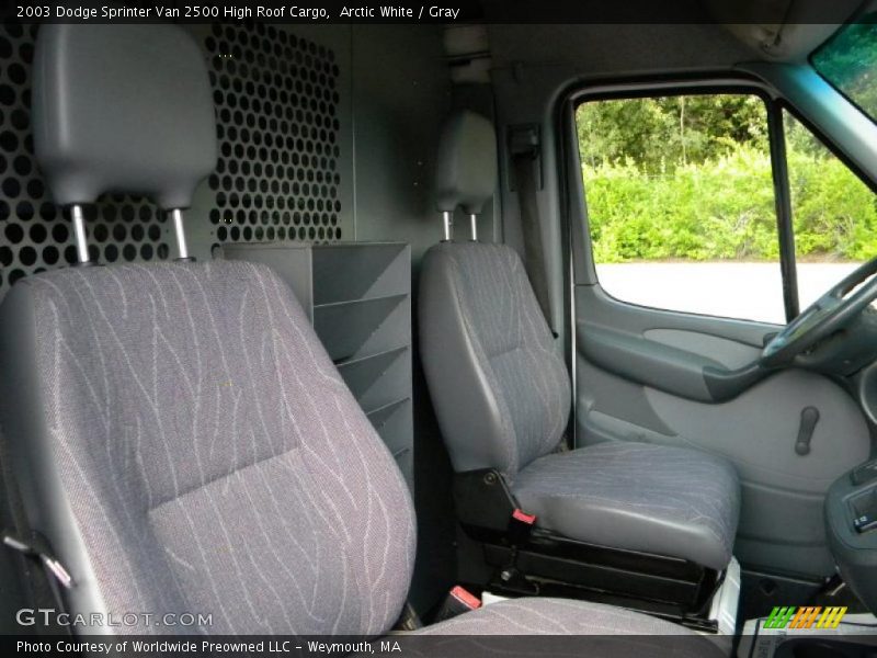 Arctic White / Gray 2003 Dodge Sprinter Van 2500 High Roof Cargo