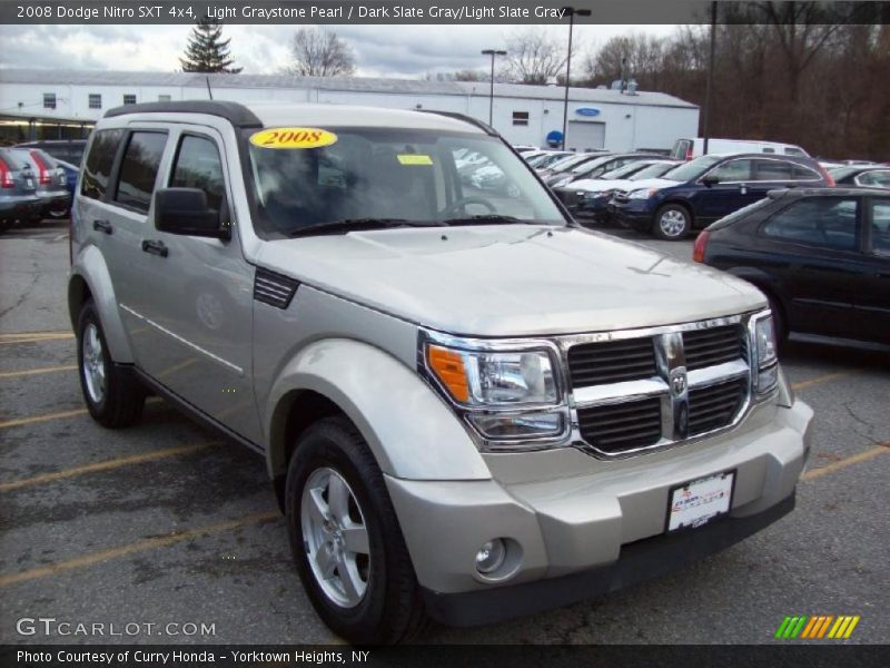 Light Graystone Pearl / Dark Slate Gray/Light Slate Gray 2008 Dodge Nitro SXT 4x4