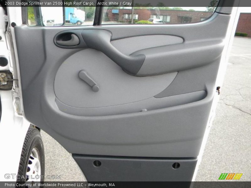 Arctic White / Gray 2003 Dodge Sprinter Van 2500 High Roof Cargo