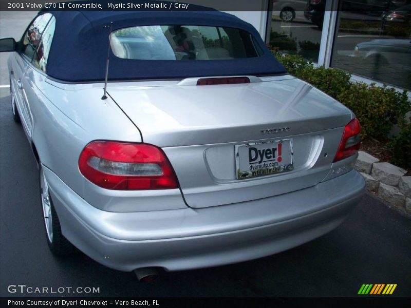 Mystic Silver Metallic / Gray 2001 Volvo C70 LT Convertible
